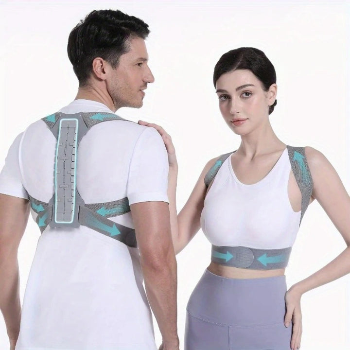 Back Support Posture Corrector – Adjustable Brace for Men & Women