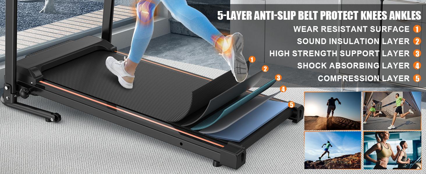 Foldable 2.5HP Walking Machine – Portable, APP-Controlled