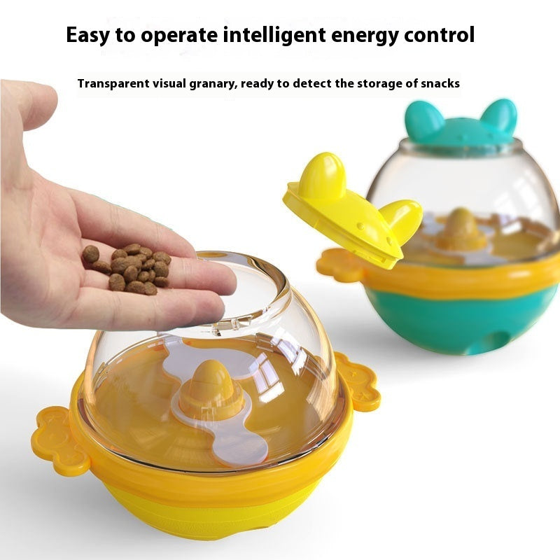 Dog Tumbler Treat Feeder – Interactive Leakage Food Toy