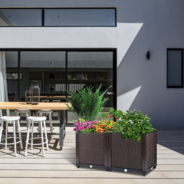 Elevated Outdoor Garden Flowerpot