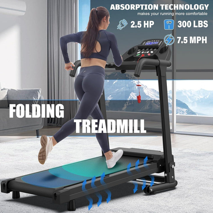 Foldable 2.5HP Walking Machine – Portable, APP-Controlled