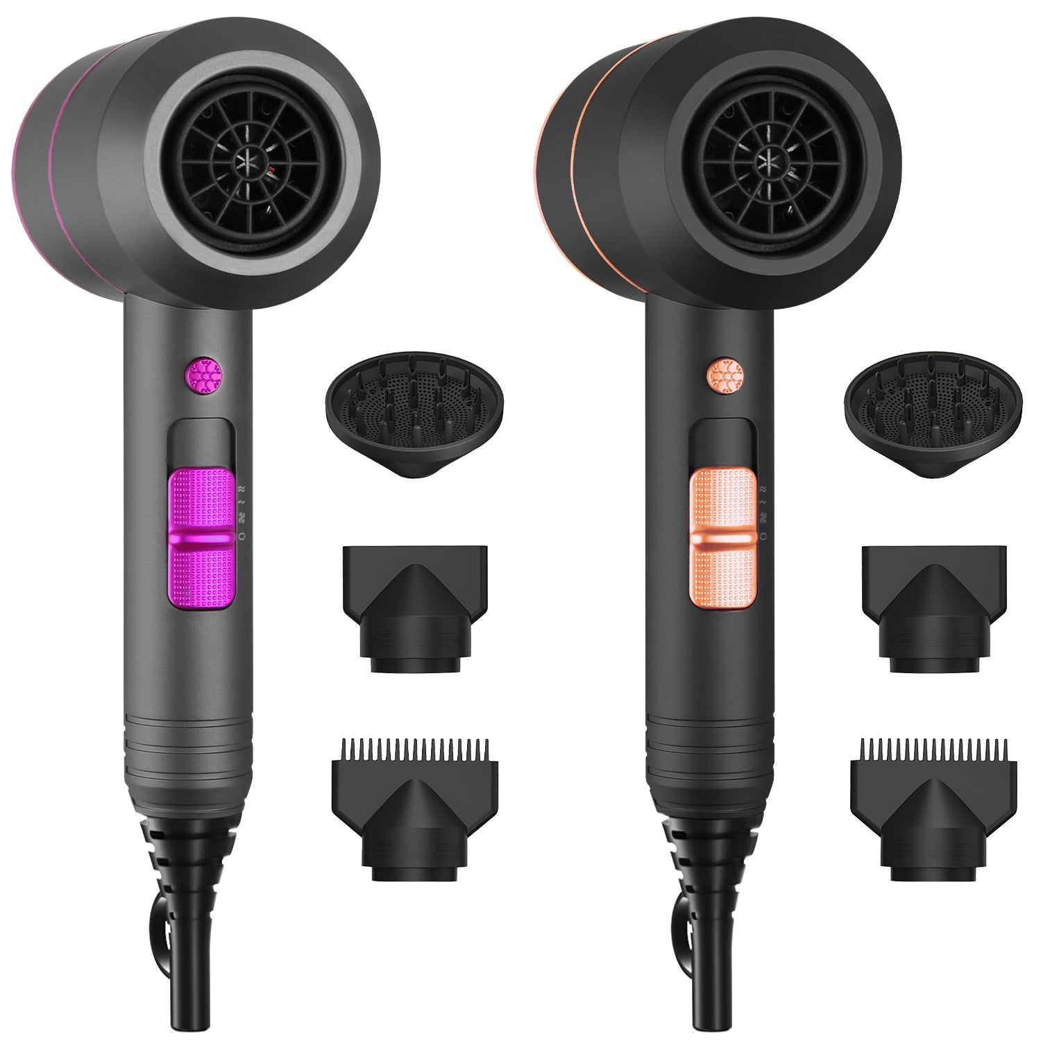 1800W Portable Hair Dryer – Compact Blow Dryer with Cool/Warm/Hot Air