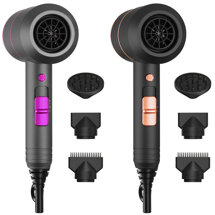 1800W Portable Hair Dryer – Compact Blow Dryer with Cool/Warm/Hot Air