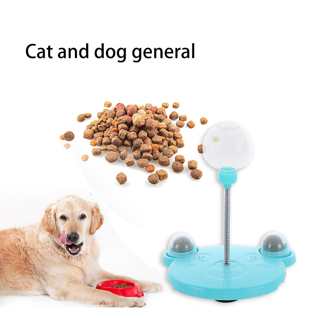 Interactive Cat Feeder Toy – Self-Playing Tumbler Treat Dispenser