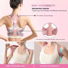Invisibility Breathable Posture Corrector Belt Adjustable Rectify Posture Back Support Belt Back Neck Brace Posture Training