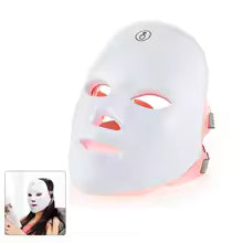 Wireless 7 Colors LED Face Beauty Machine Photon Facial Neck Skin Tighten Rejuvenation Facial Neck Mask