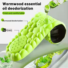 Sports Insoles 4D Cloud Technology for Shoes PU Sole Soft Breathable Shock Absorption Cushion Running Orthopedic Care Insoles