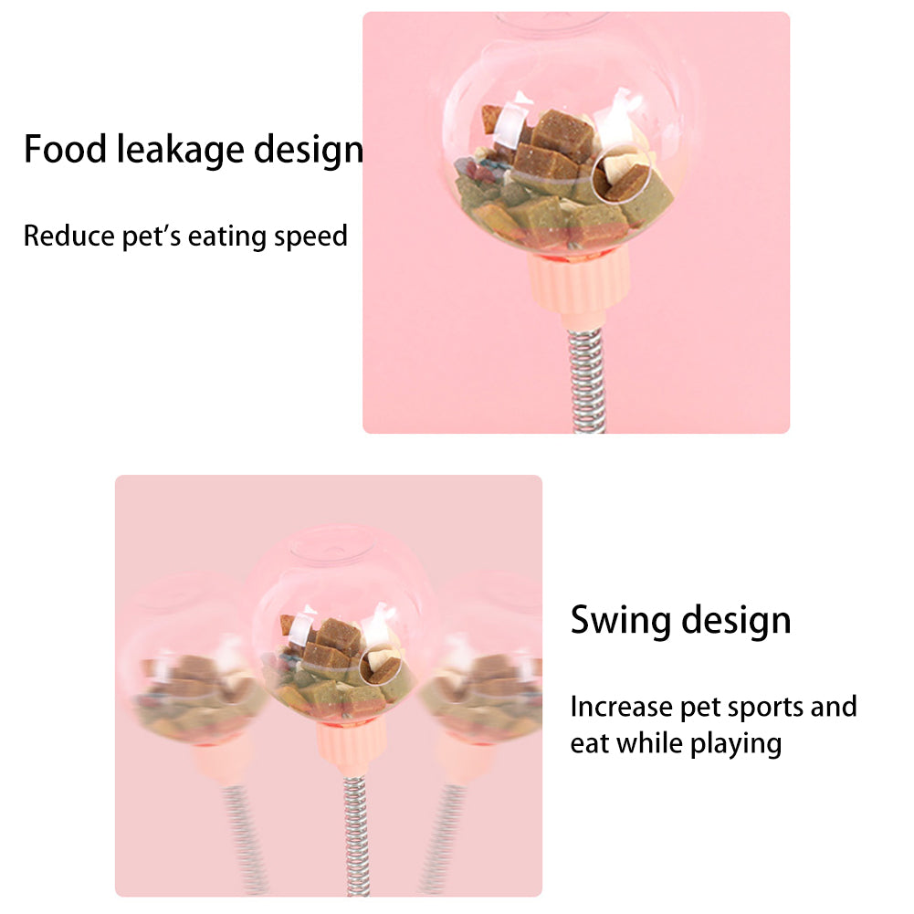 Interactive Cat Feeder Toy – Self-Playing Tumbler Treat Dispenser