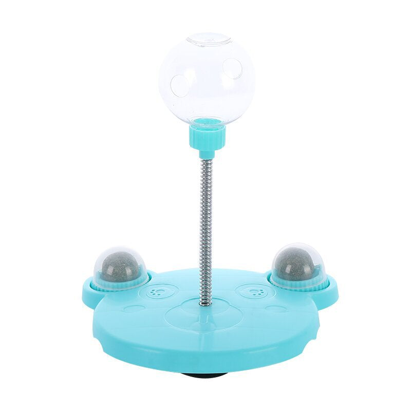 Interactive Cat Feeder Toy – Self-Playing Tumbler Treat Dispenser
