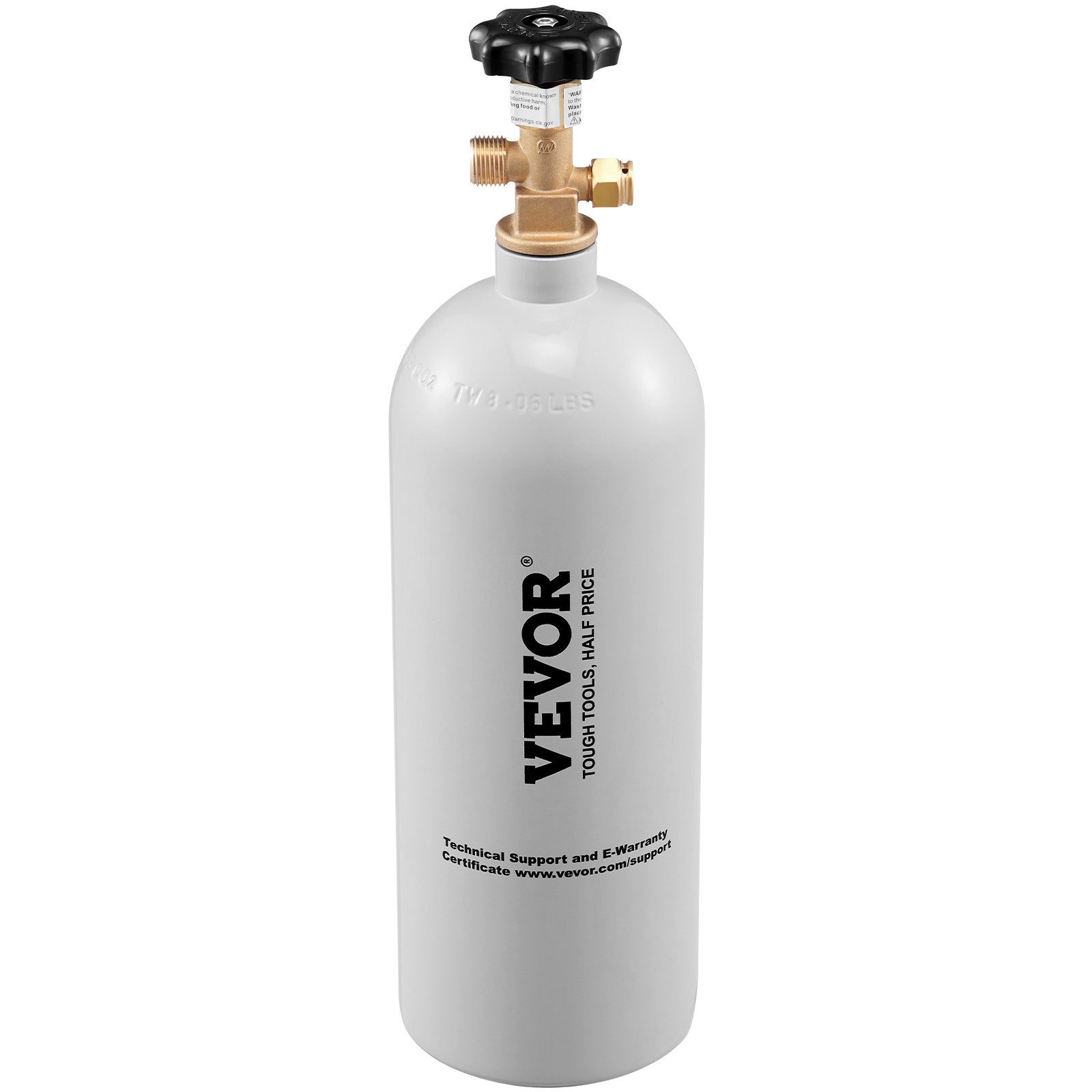 VEVOR 5 lb CO₂ Tank – Aluminum Cylinder with CGA320 Valve