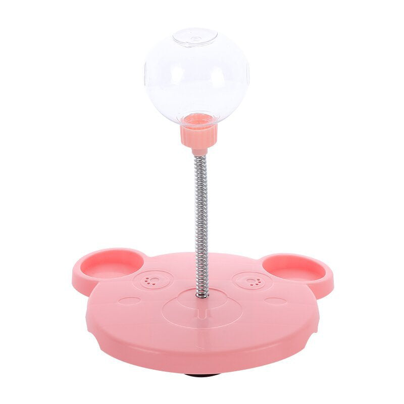 Interactive Cat Feeder Toy – Self-Playing Tumbler Treat Dispenser